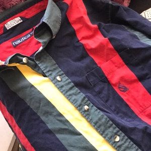 Vintage Nautica Striped Colorway 90s